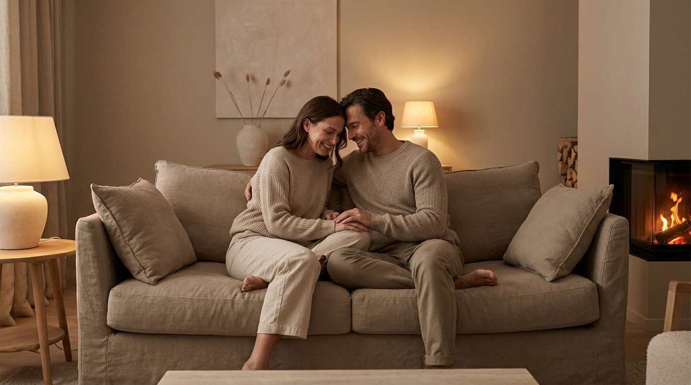 Pareja comunicándose